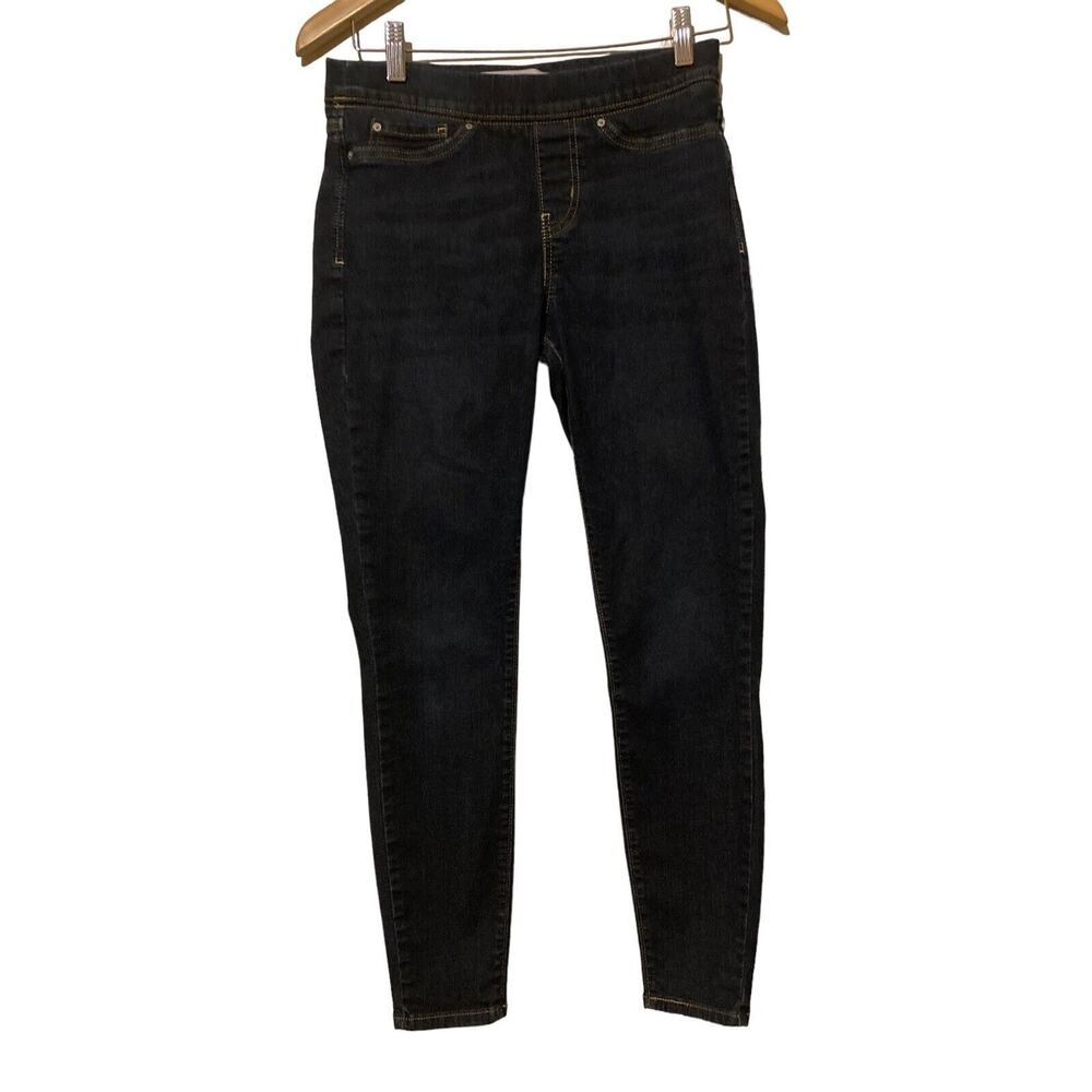 Levi’s Size 4 M Dark Wash Modern Skinny Pull On Elastic Jeans W27 L30‎